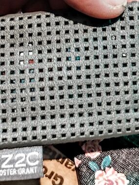 Z2C Perforated Metallic Silver Crossbody Accent Piece